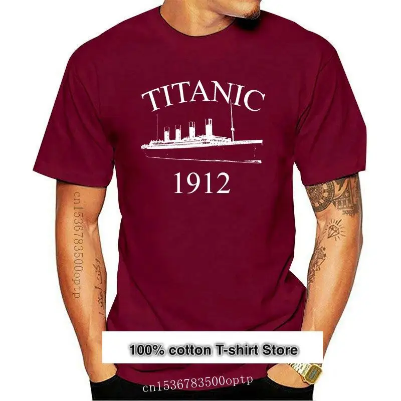 

Camiseta de Titanic para hombre y mujer, camisa divertida Vintage de velero, crucero, novedad, 1912