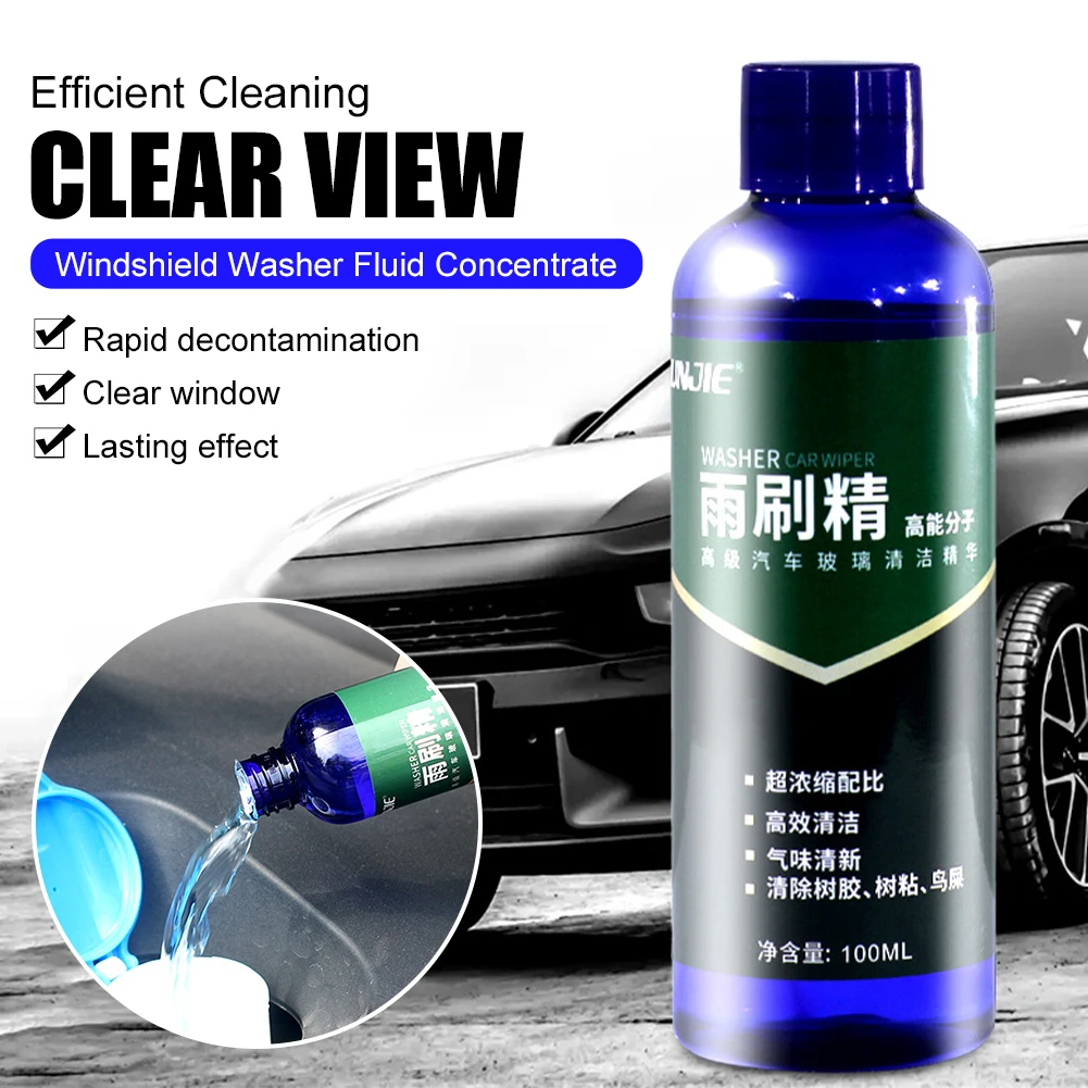 

For Tesla Windscreen Washer Wipers Parts Oil Film Dirt Remover Essence Glass Cleaning For VW Benz Chevroler Chrysler BMW