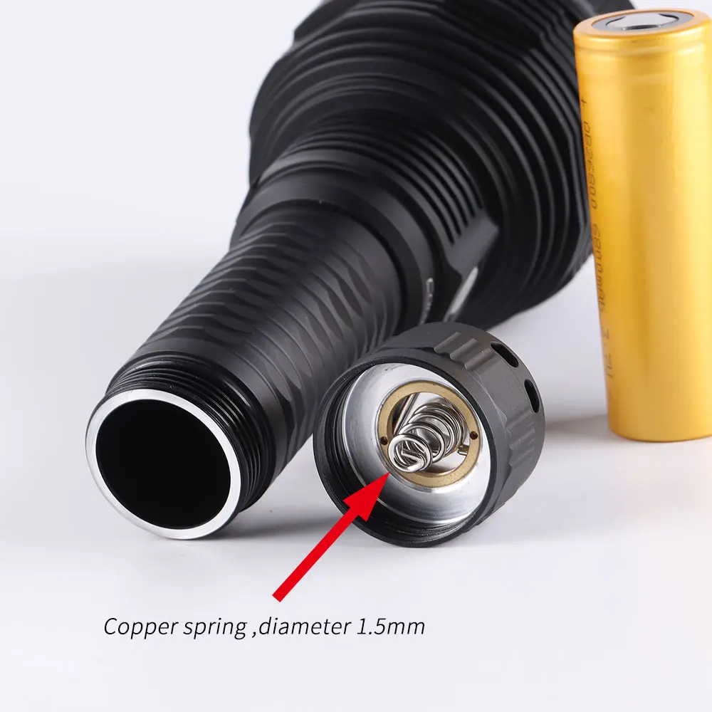 Фонарик Convoy L8 SBT90.2 26800 26980 большой радиус действия с батареей внутри - купить по