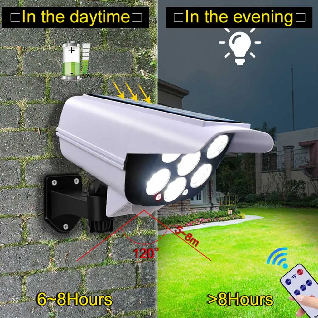 

Home Solar Light Pathway Waterproof Spotlight 3 Modes Sensing Lamp