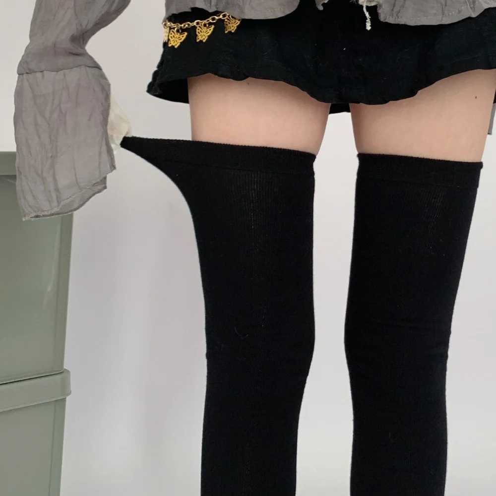 

Summer Ultra Thin Nylon Long Socks Stockings Transparent Japanese Style Thigh High Stockings Women Girls Lolita Knee High Socks