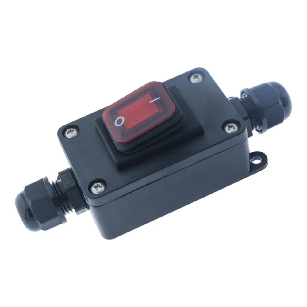 

Online Waterproof Switch 220V 30A Machine Push Button Switch Rocker Switch IP66 Push Button Inline Switch