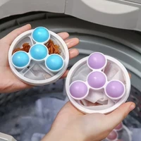 3pcs push bubble washer balls laundry washing balls multifunctional no winding washing machine balls with net