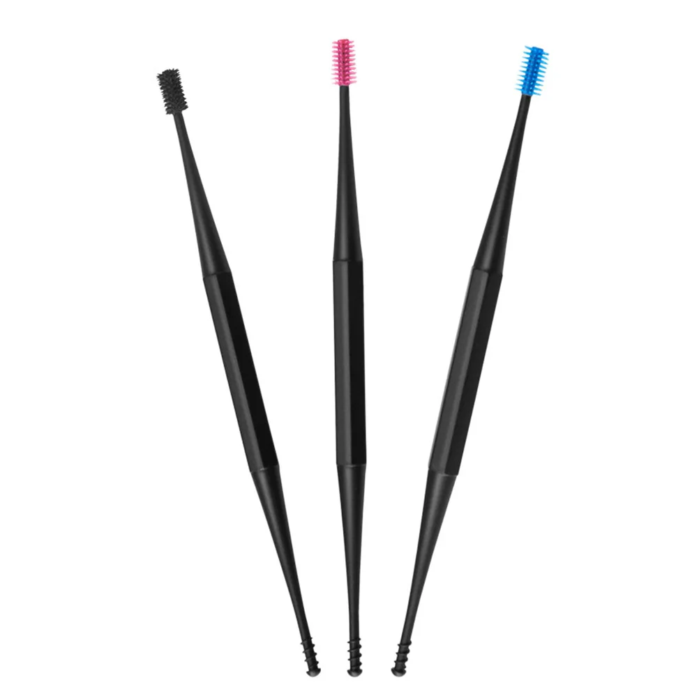 

3 шт., силиконовые двухсторонние ложки для ушей