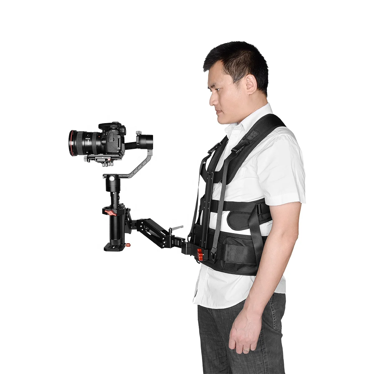 

Factory Video Camera Gimbal Gear Support Vest Spring Arm Stabilizer for Zhiyun/DJI/MOZA SLR stabilizers