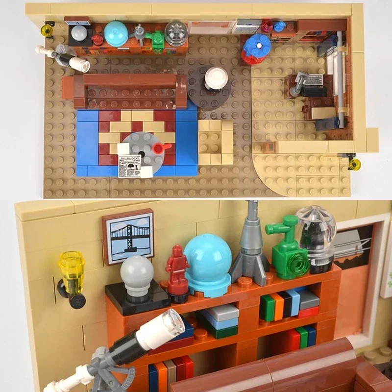 Конструктор театра квартиры ТВ друг совместимый 21319 конструктор комплект