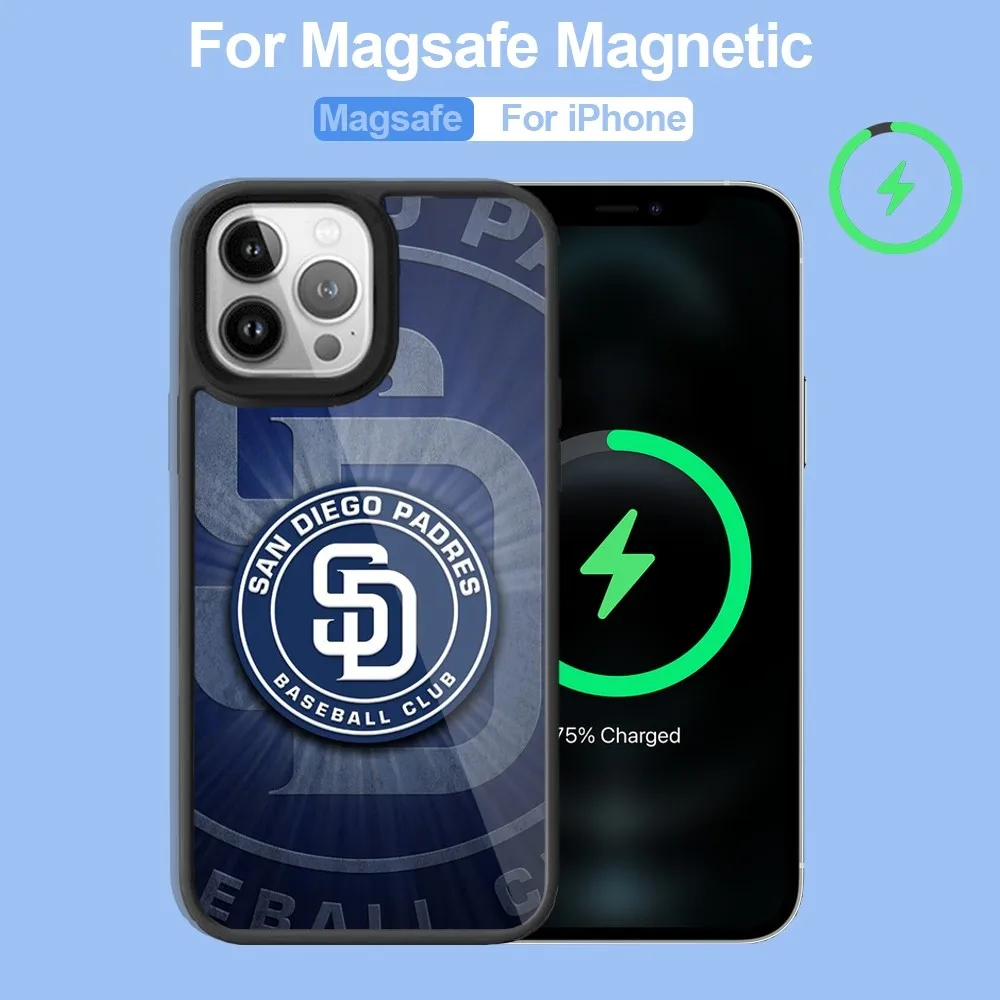 Чехол для iPhone 14 13 12 11 15 Pro Max Plus Mini Magsafe с беспроводной зарядкой