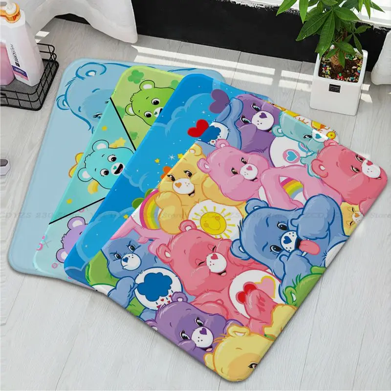 

CARE B-BEARS Floor Mat Room Mats Non-Slip Laundry Room Mat Laundry Decor Balcony Child Living Room Household Carpets
