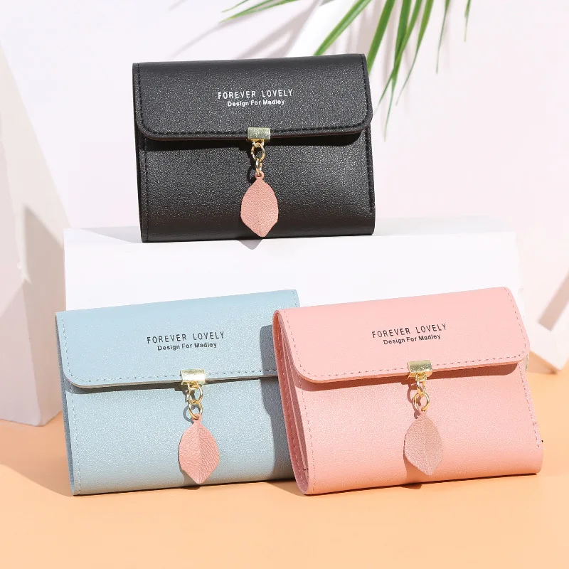 

Fashion Short Women Wallets PU Leather Women Luxury Tassels Wallet Hasp Small Wallet Trend Coin Purse Ladies Card Holder