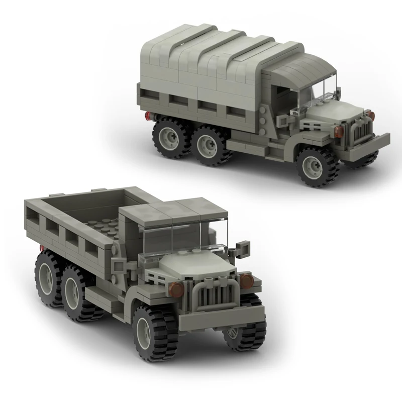 

WW2 США M35 многоцелевой военный грузовик, грузовик, Военная война, строительные блоки для мальчиков, сборные игрушки