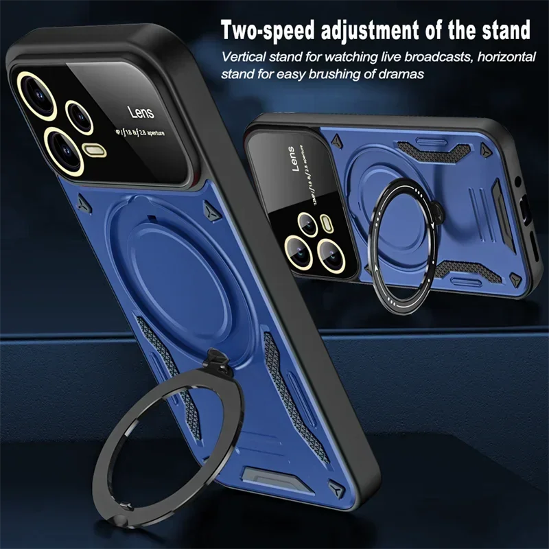 Чехол для Xiaomi Poco X5 Pro 5G чехол телефона с магнитным кольцом-подставкой Poko Little X5Pro X 5