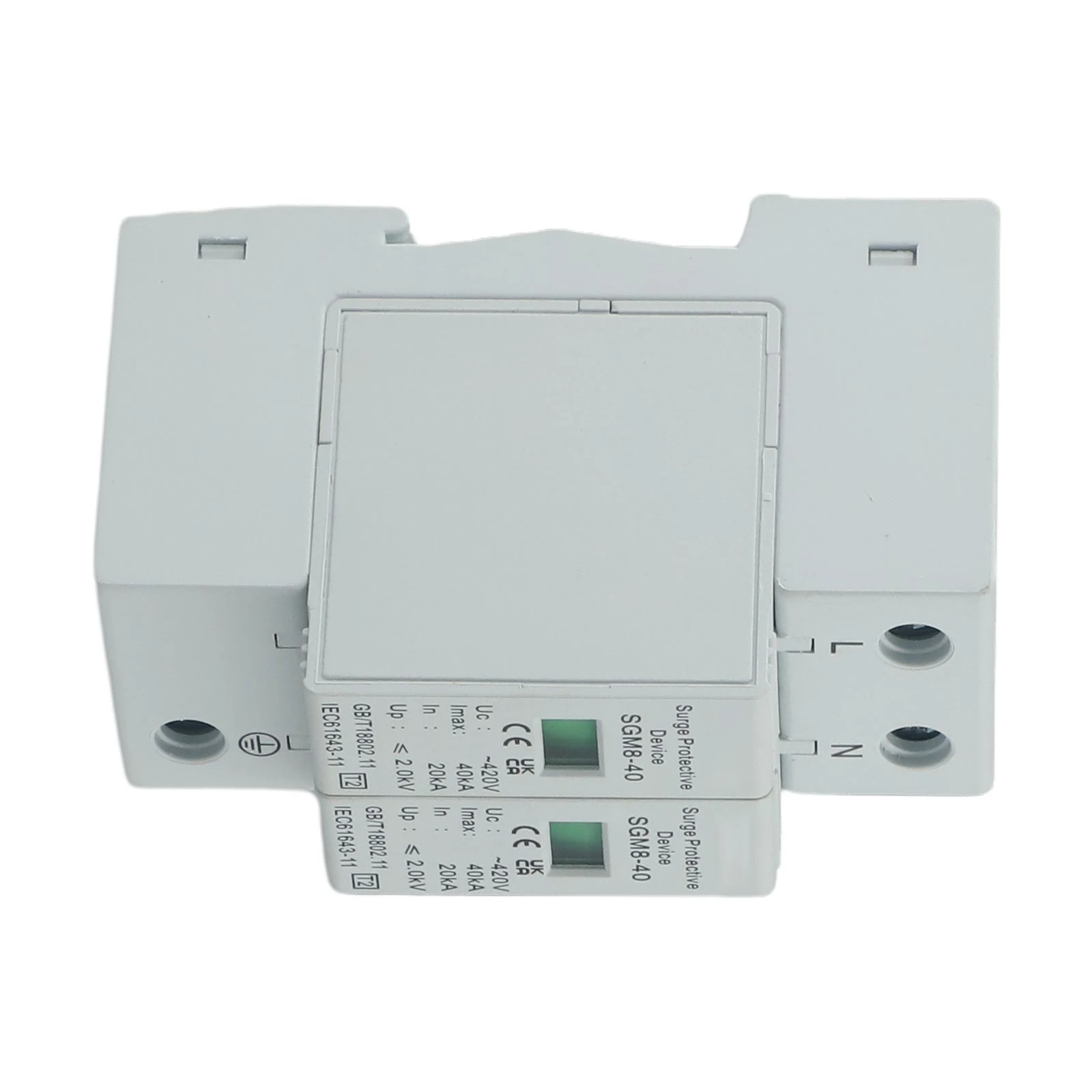 2P 20KA-40KA Устройство защиты от перенапряжения Защита молний Расширитель 420 В