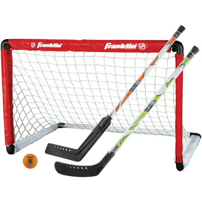 

Mini Hockey Goal + Sticks Set -36"