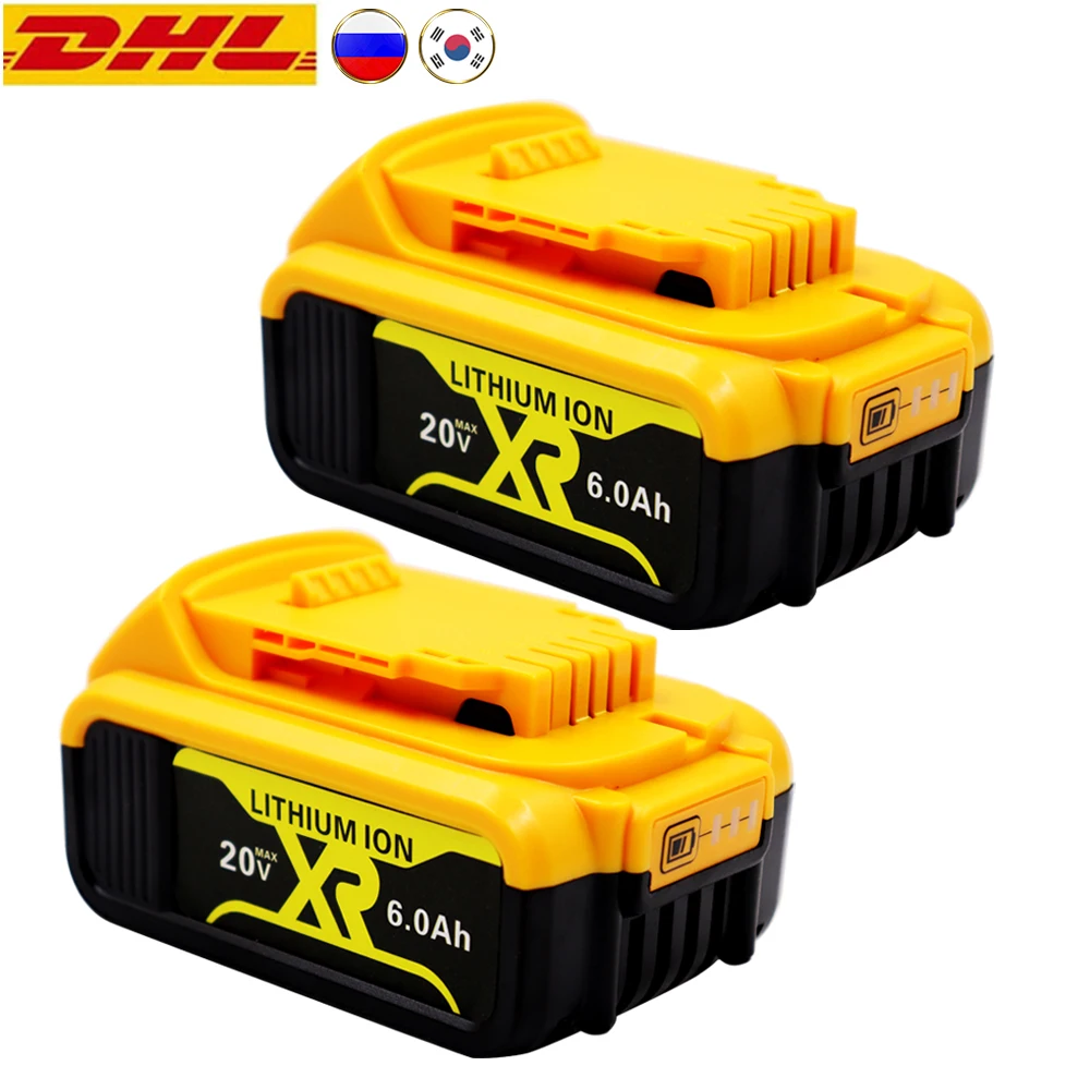 

20 в 120000 мАч DCB200 DCB203 DCB181 DCB180 DCB200 DCB201 DCB201-2 L50 перезаряжаемая литий-ионная батарея для электроинструментов DeWalt