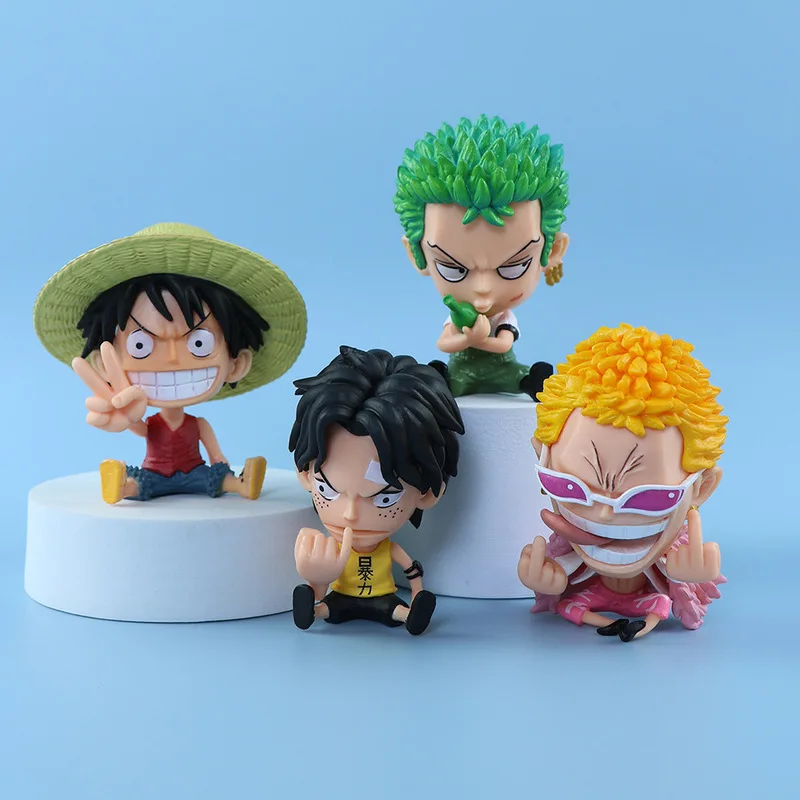 Цельная версия Q комикс Monkey·D·Luffy Roronoa Zoro Nami гаражный комплект модель навигации King