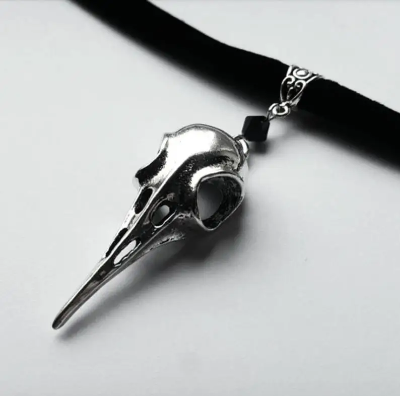 

New Hot Sale Fashion Trend Jewelry Retro Simple Handmade Jewelry Skull Beak Necklace