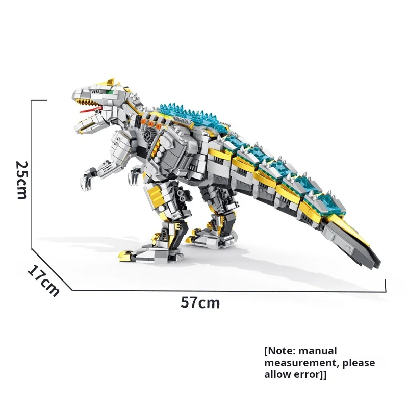 Конструктор механический аллозавр юрской эры 611015 1735 шт. пазл светящийся динозавр