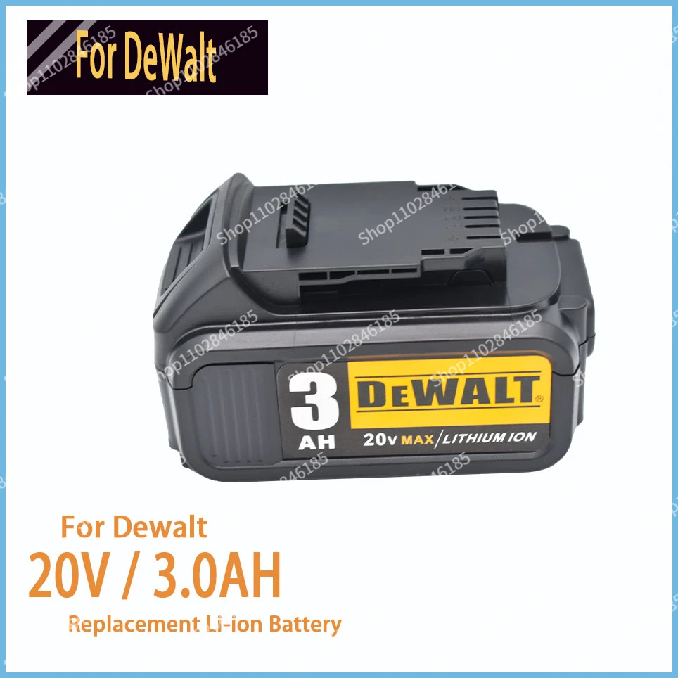 

Аккумулятор Dewalt 20 в 18650 Ач, оригинальный запасной аккумулятор для электроинструмента MAX DCB200 DCB201 DCB203, сменный