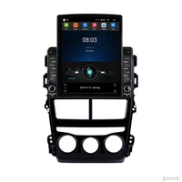 9 7 octa core tesla style vertical screen android 10 car gps stereo player for toyota vios yaris 2018 2020
