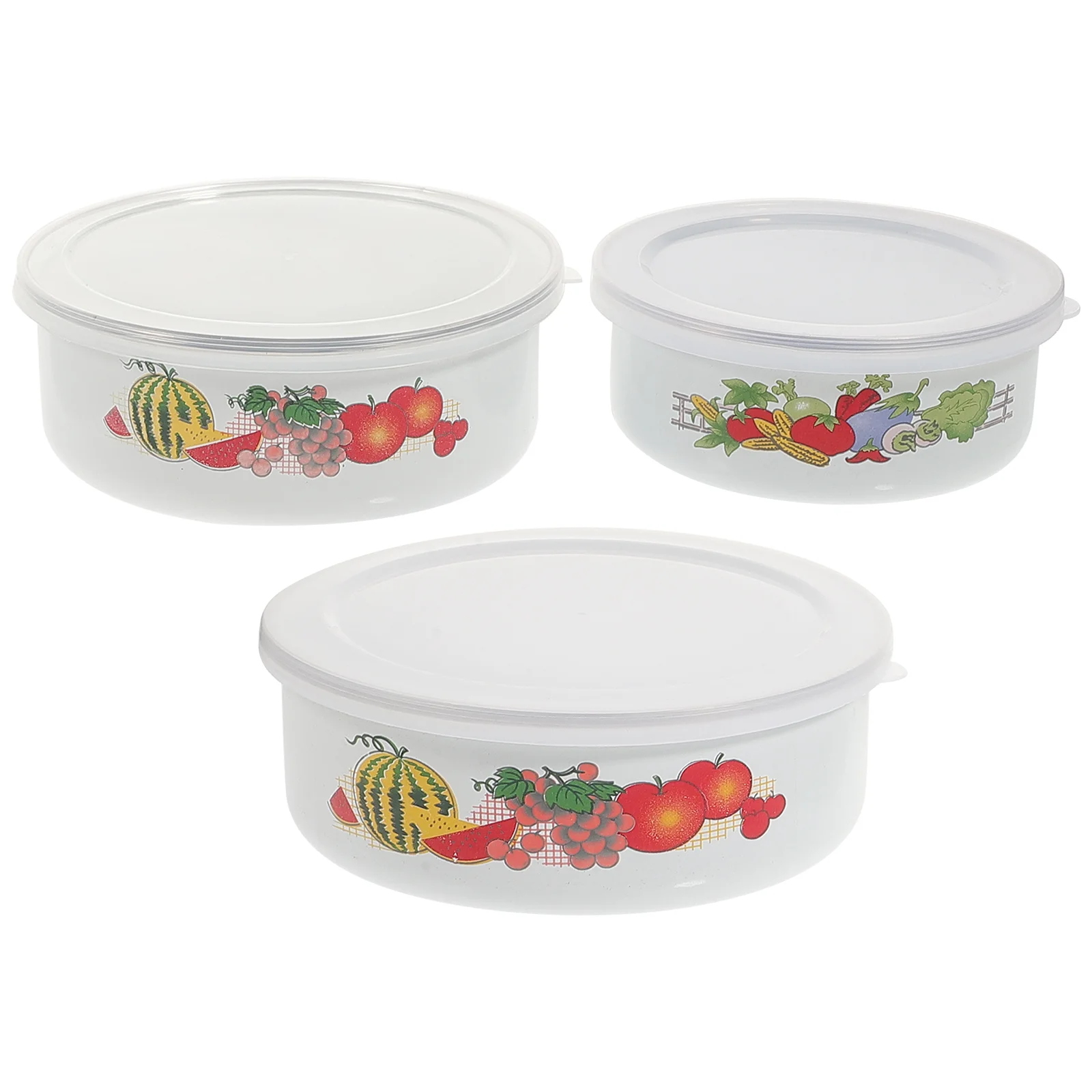

Bowl Enamel Bowls Mixing Lidsenamelware Serving Basin Set Vintagesoup Pasta Salad Wash Popcorn Large Dish Ceramic Ware Dessert