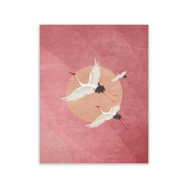 

Холст с силуэтом заката дуLike