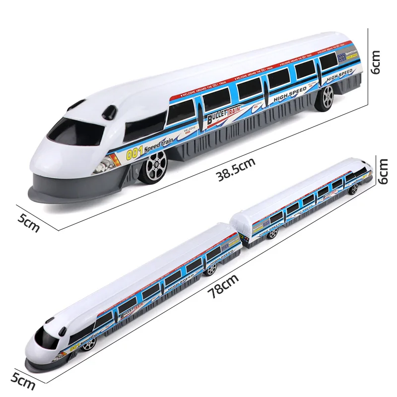 

Extended Version 78CM Spliced Double-headed Train Toys Children's Inertia Toy Car Boys Children's Toys Underground