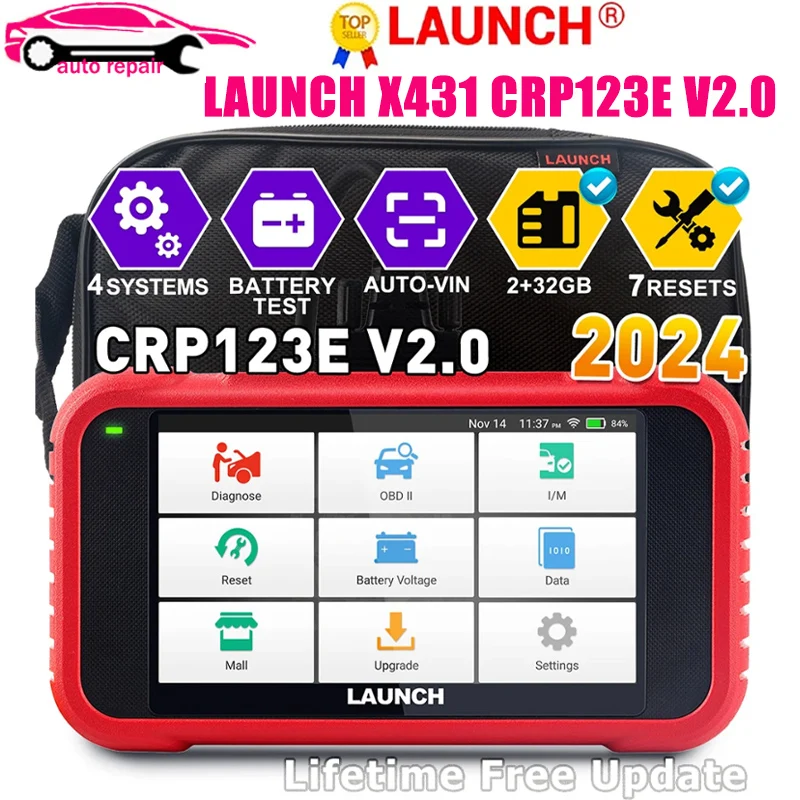 LAUNCH X431 CRP123E V2.0 Автомобильный OBD2 диагностические инструменты Автоматический