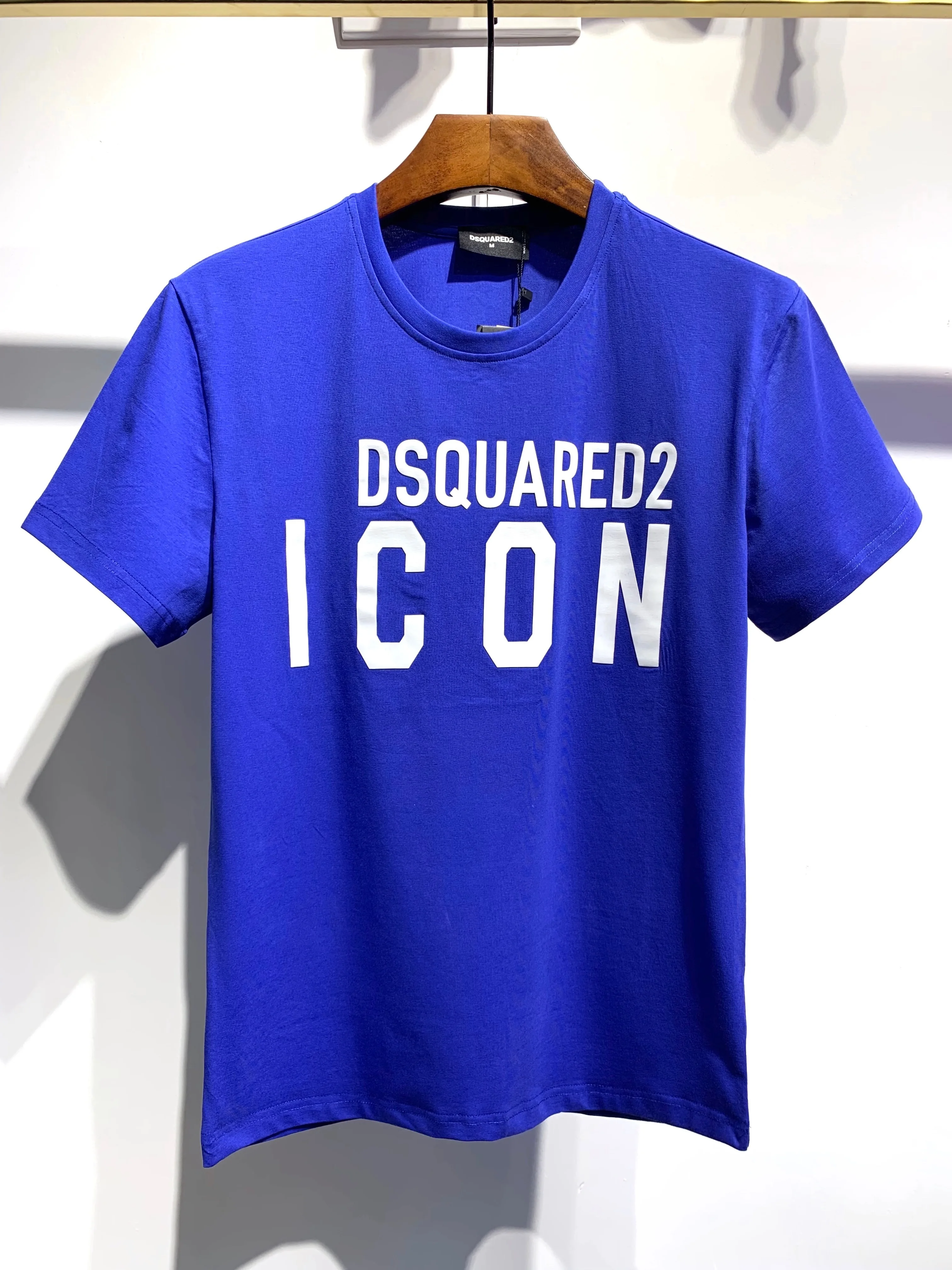 Новинка Dsquared2 мужские и женские парные модные хлопковые футболки Dsq2 с круглым