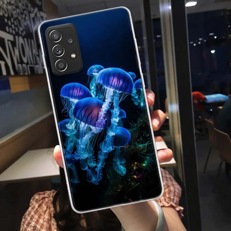 Чехол Magic Jellyfish для телефона Galaxy Samsung S22 Plus S21 S24 ультрапрозрачный чехол S20 S23 FE S10 S10E S9