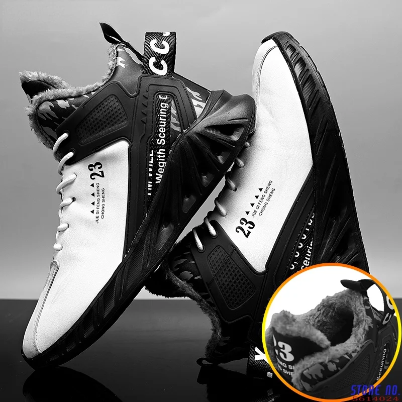 

Мужские непромокаемые кроссовки Abhoth, зимние Нескользящие кроссовки с бархатным утеплителем, для тренировок, бега, 2021