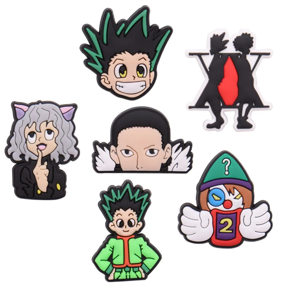 

1-19Pcs PMy Hero Academia Shoes Decorations Kimetsu No Yaiba Blade of Ghost Demon Slayer Japan Anime DIY Boys Croc Jibz Charms