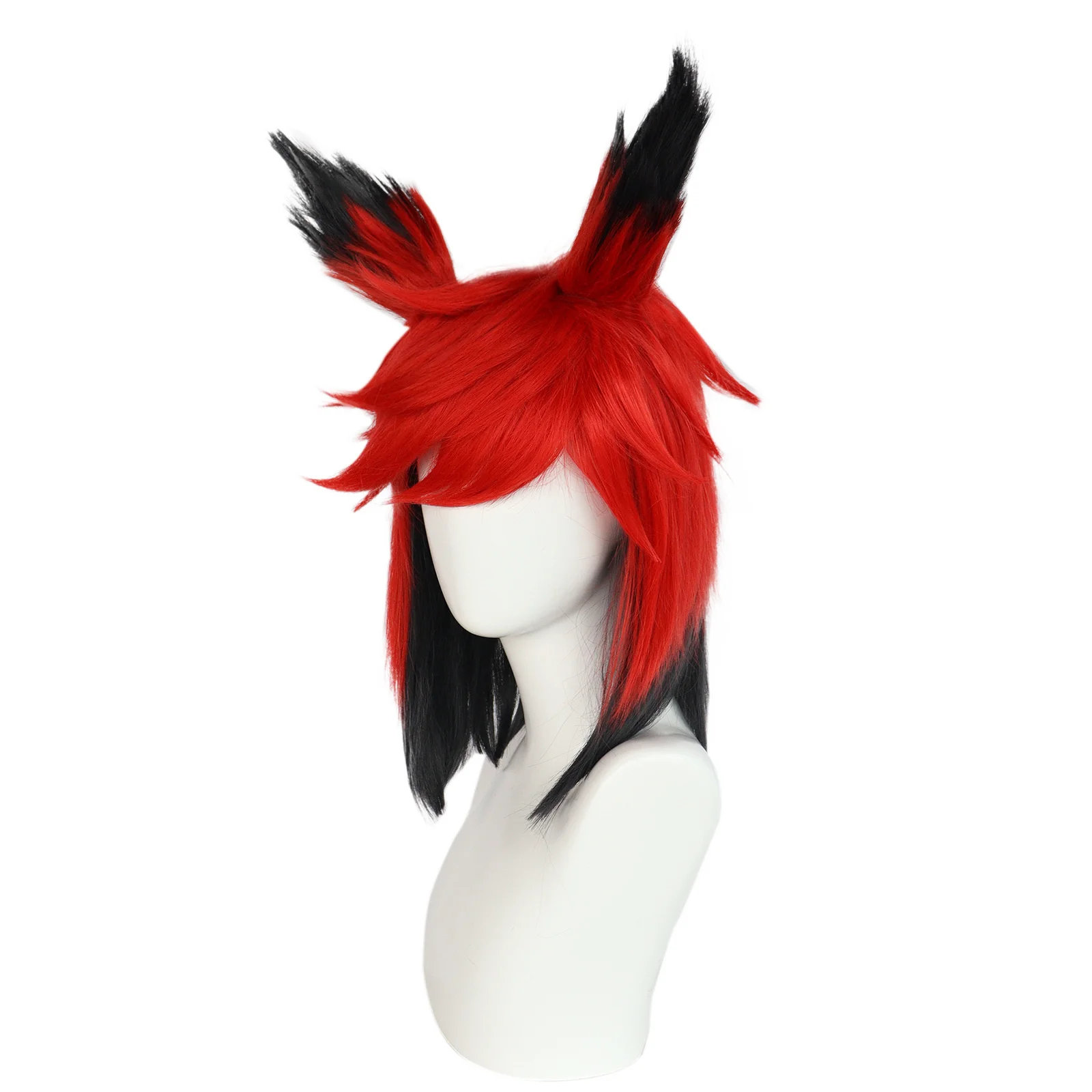 Парик для косплея аниме Alastor термостойкие синтетические волосы с ушками