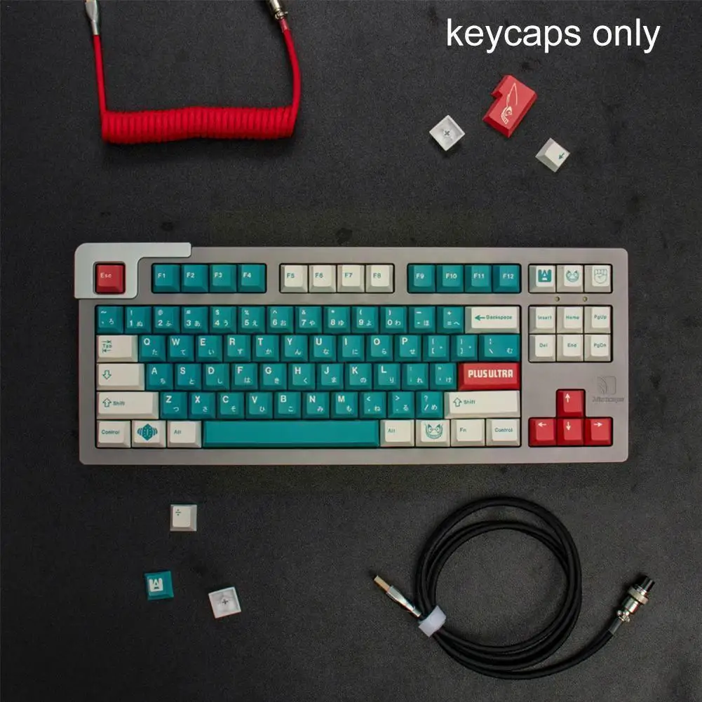 

Gmk Deku Keycaps Profile Pbt Dye-sub 138 Keys Japanese Keycap For Mechanical Keyboard 64/87/980 Layout F2m8