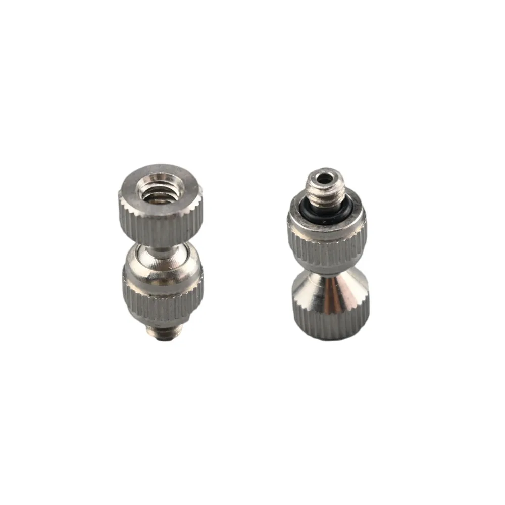 

ENTENCO 10 шт. нержавеющая сталь 360° поворотные соединители для туманообразователя