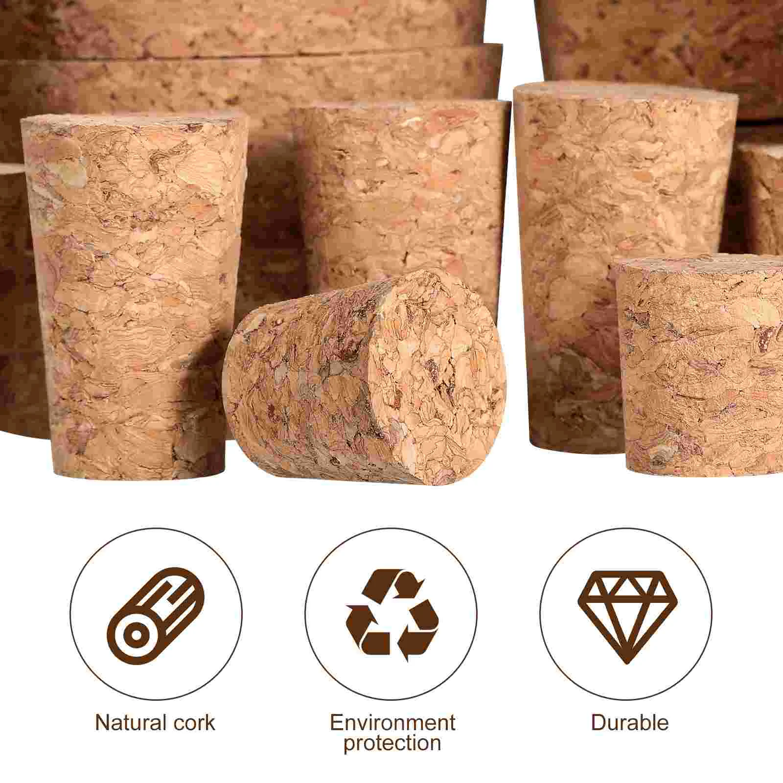 ARTIBETTER 25 шт. конические пробки деревянные для бутылок сменные