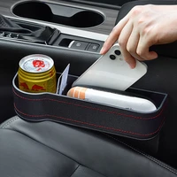 car seat crevice storage box car organizer gap slit filler holder for wallet phone key card slit pocket auto car accessories
