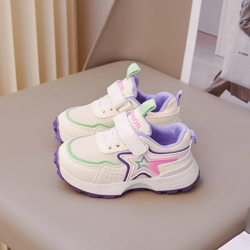 Кроссовки детские из дышащего сетчатого материала для мальчиков и девочек