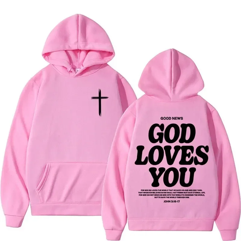 Толстовка С 3D Принтом В Стиле Библии God Love You Флисовая Ретро Для Мужчин И Женщин