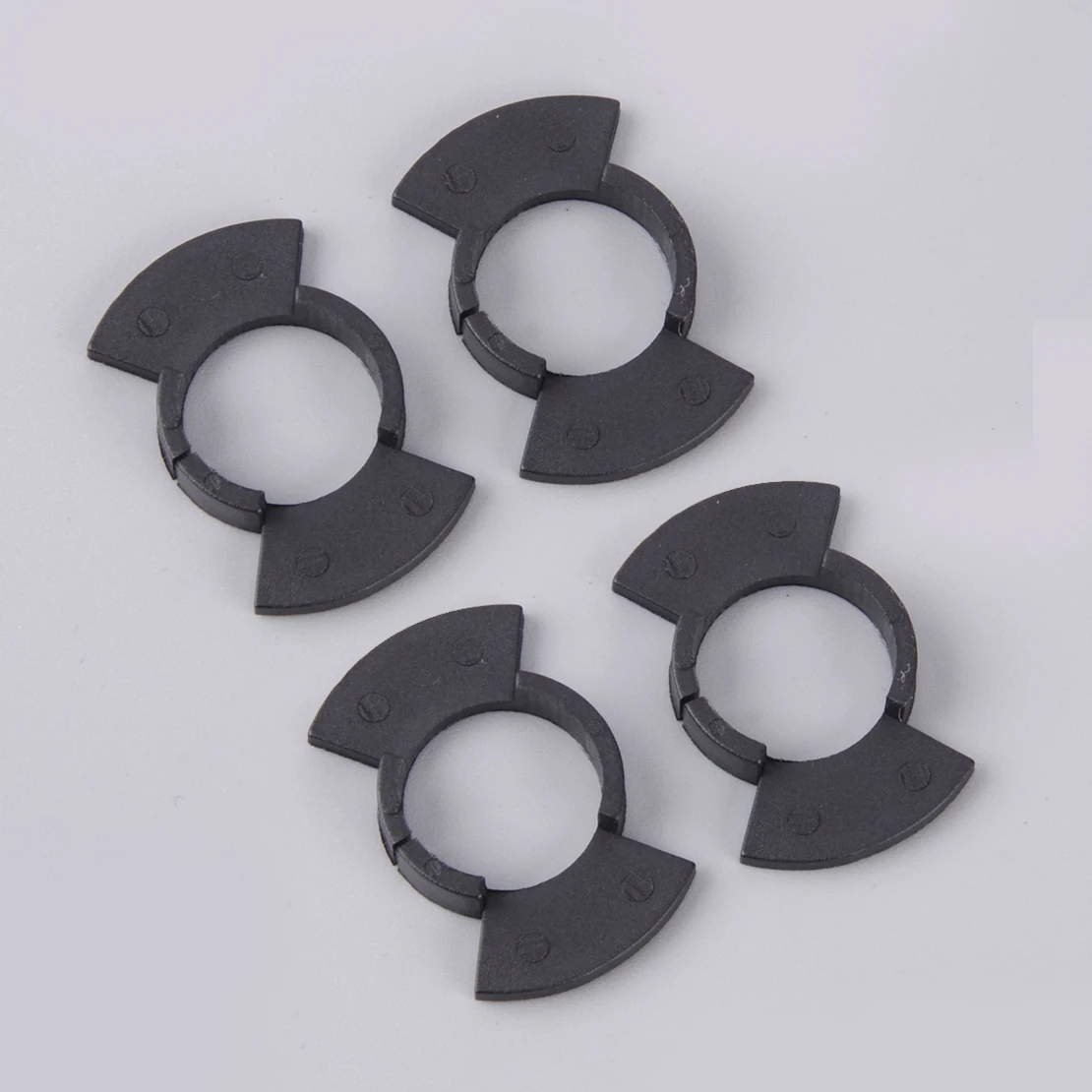 

4 шт. H1 светодиодный адаптер для лампы для фар, базовый держатель, гнездо, фиксатор, зажим, подходит для Honda Prelude Odyssey Accord Civic CRV, черный ABS