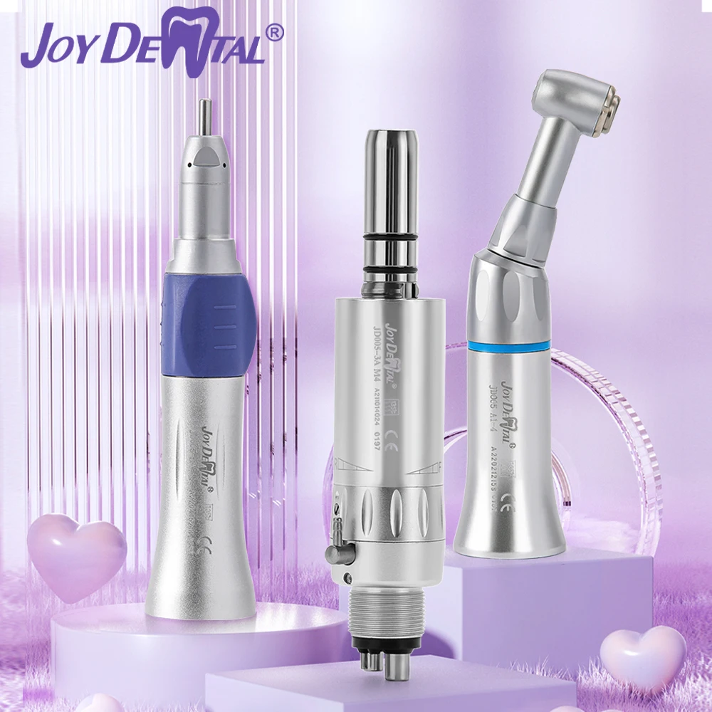 Joy Dental Set Di Manipolo A Bassa Velocità Lento Pulsante/Tipo Di Chiusura Autoclavabile 135 ° C 2/4 Fori Motore Ad Aria Adatto A Qualsiasi Laborator