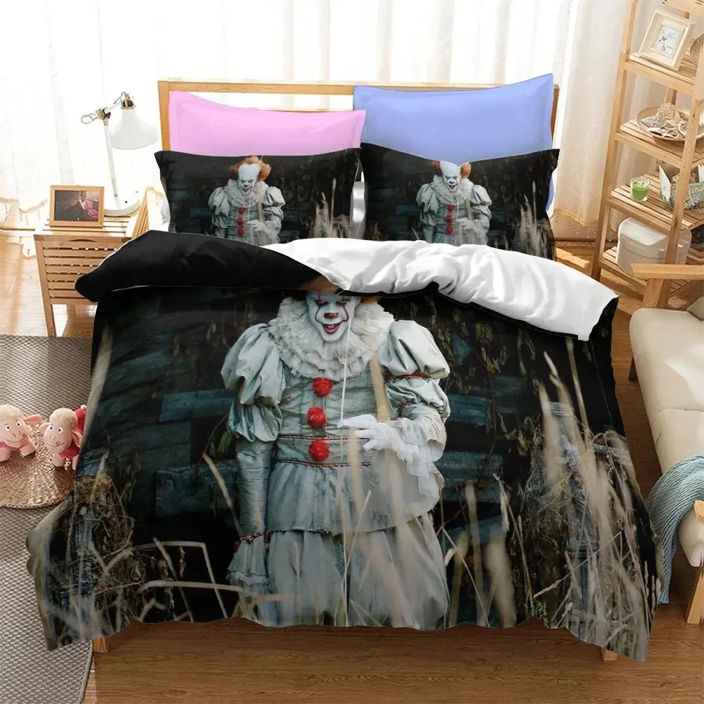 Комплект постельного белья Horror Moive IT Clown пододеяльник комплект наволочка одеяло