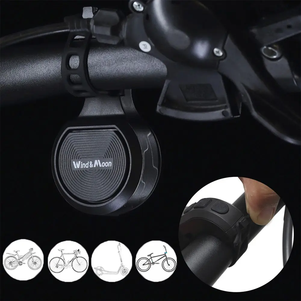 

Outdoor New Portable Mountain Bike Adjustable Bell Ride Alarm Immobilizer Cycling Electric Horn