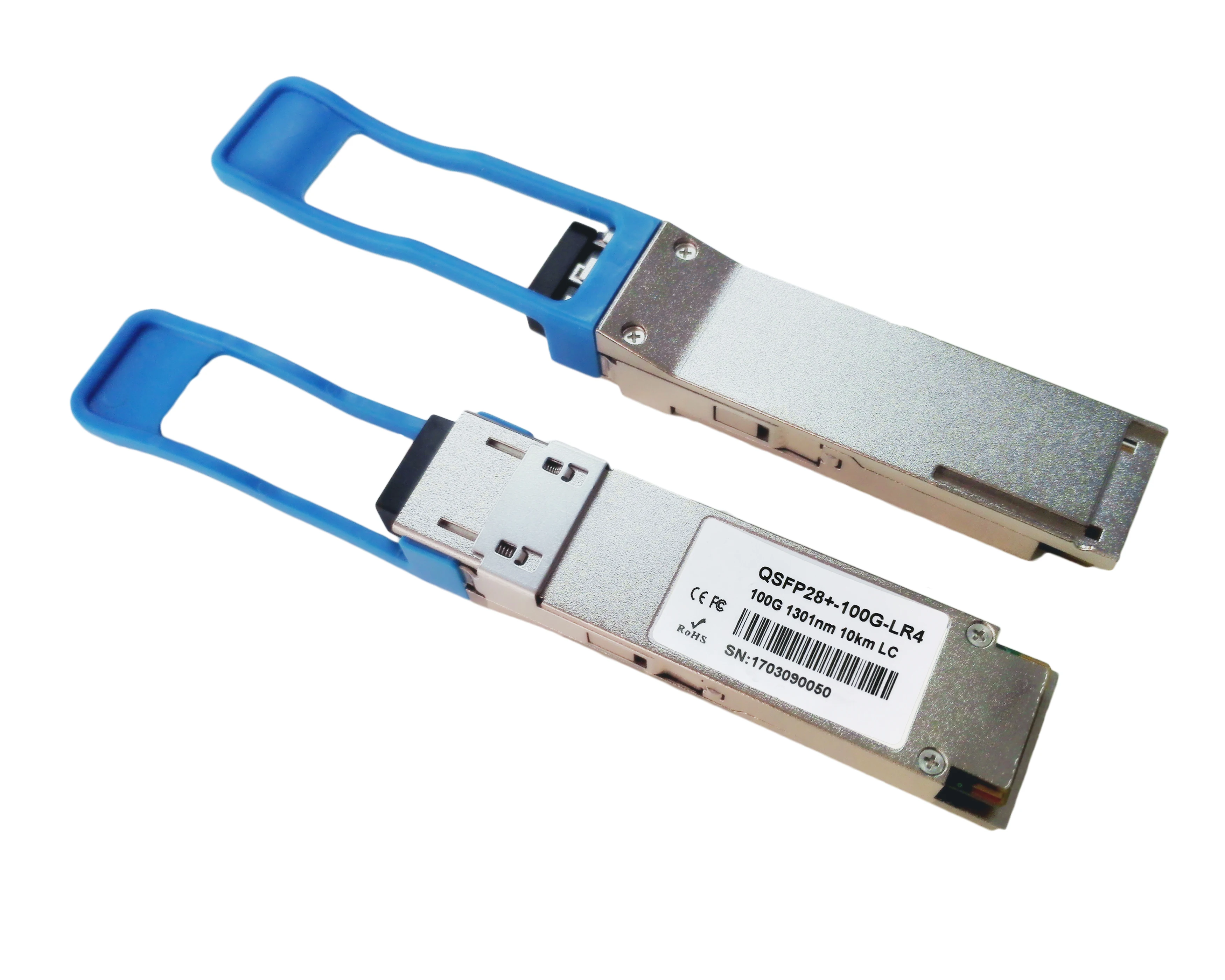 

QSFP28-100G-LR4 10km 1310nm LC optical transceiver module support for //Huawei/Mikrotik/Aruba/HP switches