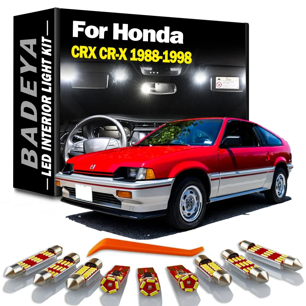 Honda Crx Встроенное Зеркало Заднего Вида Светодиодная Автомобильная Лампа 1988-1998 T10