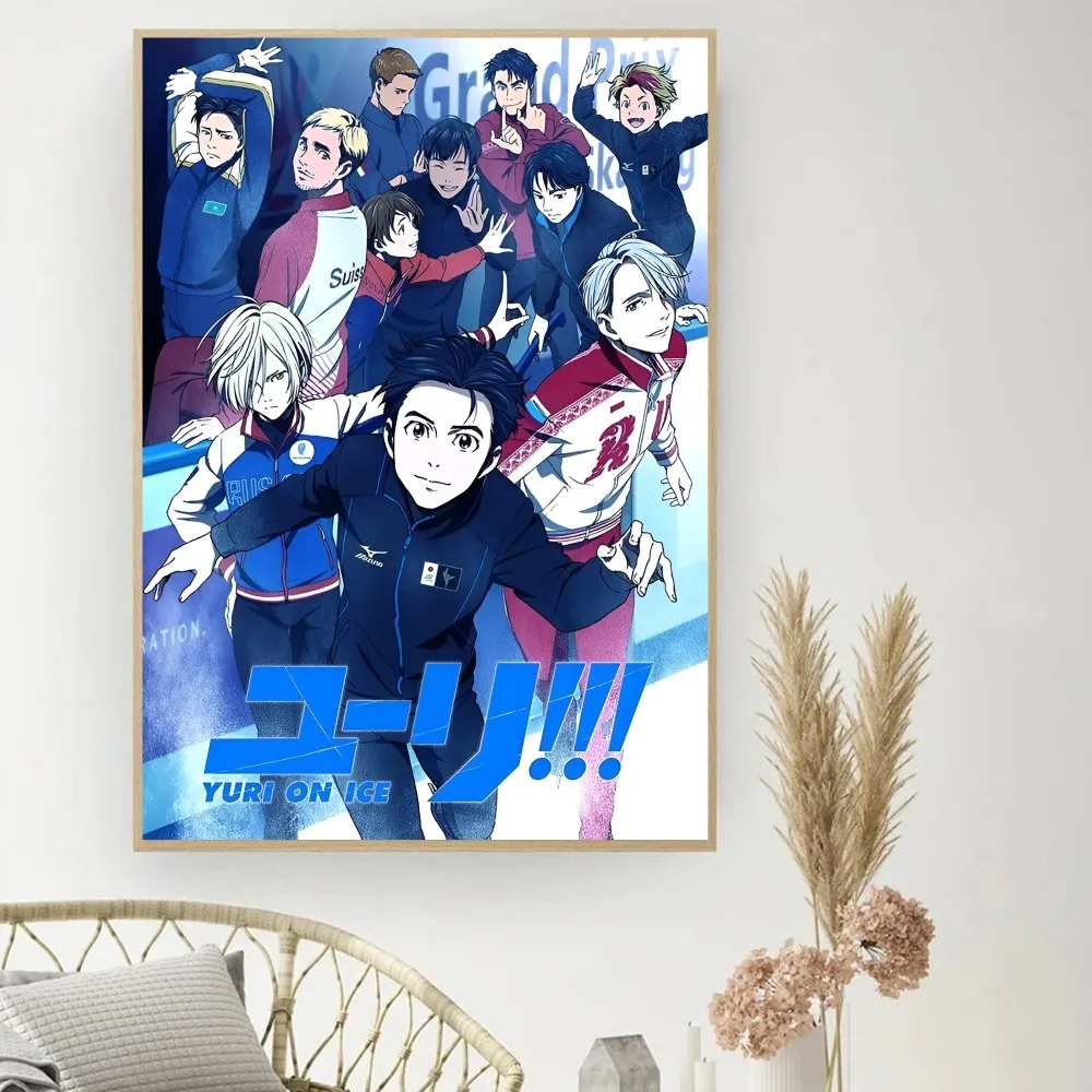 Ледяной аниме Y-YuriS постер DIY винтажный фильма настенная живопись учебные