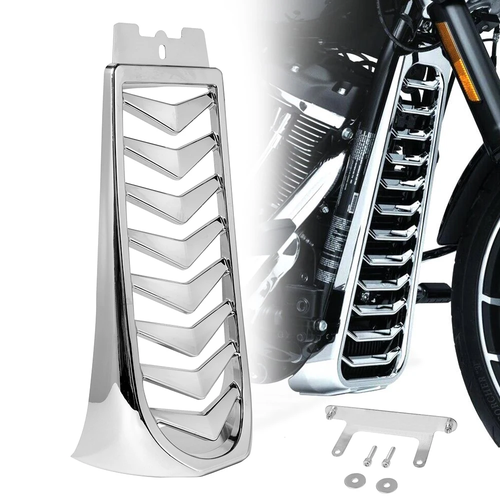 

Мотоциклетный черный передний нижний радиатор, обтекатель подбородка, спойлер, рамка, чехол для Harley Softail Street Fat Bob break FXBR 2018-2022