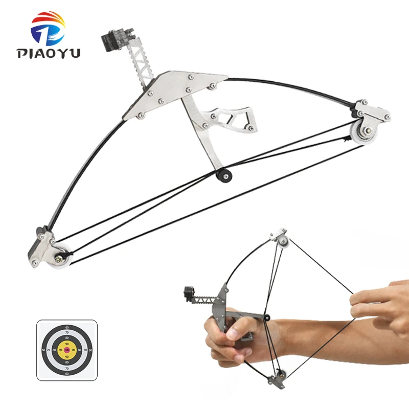 

Mini Triangle Compound Bow Indoor and Outdoor Bow Shooting Decompression Artifact Creative Toys Archery Competitive Shooting