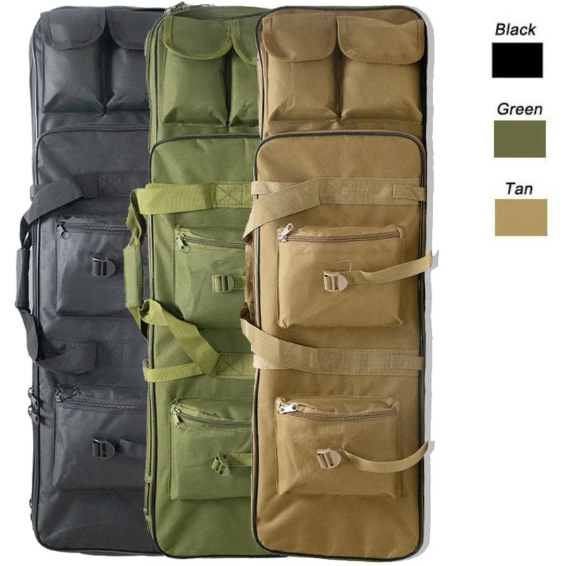 81 94 115cm Tactical Gun Bag Outdoor Military Equipment Hunting Bag Padded Rifle Carry Gun Bag Case with Shoulder Strap Backpack