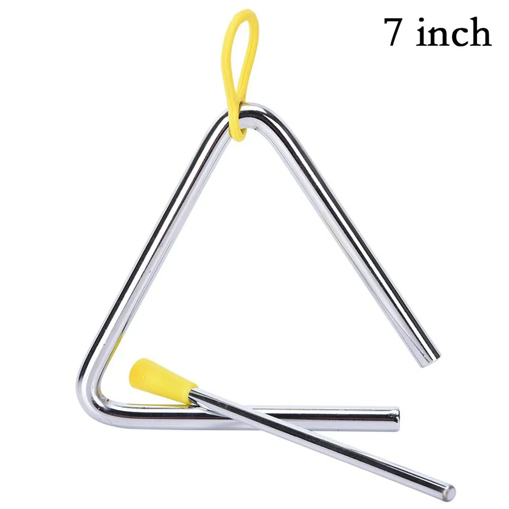 

Kids Music Triangle Length 9.7cm-19.3cm Metal School Plays 4-8inch Adults Creative Instrument Musicals Percussion
