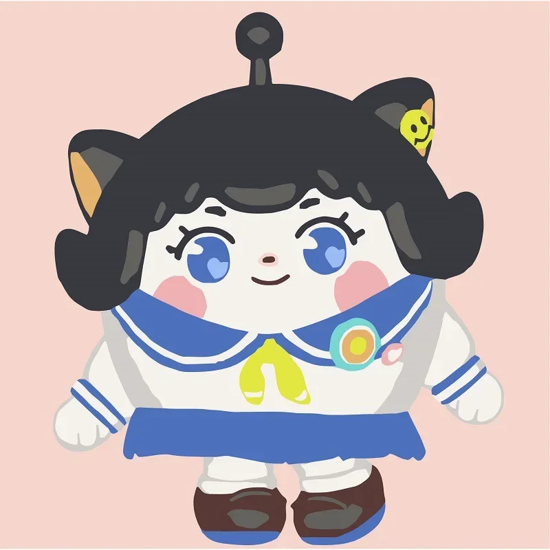 

02595305Digital oil painting living room background wall oil painting decorative cartoon Hand-painted oil painting